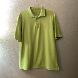 TOMMY BAHAMA polo shirt embroidered logo short sleeves men’s large